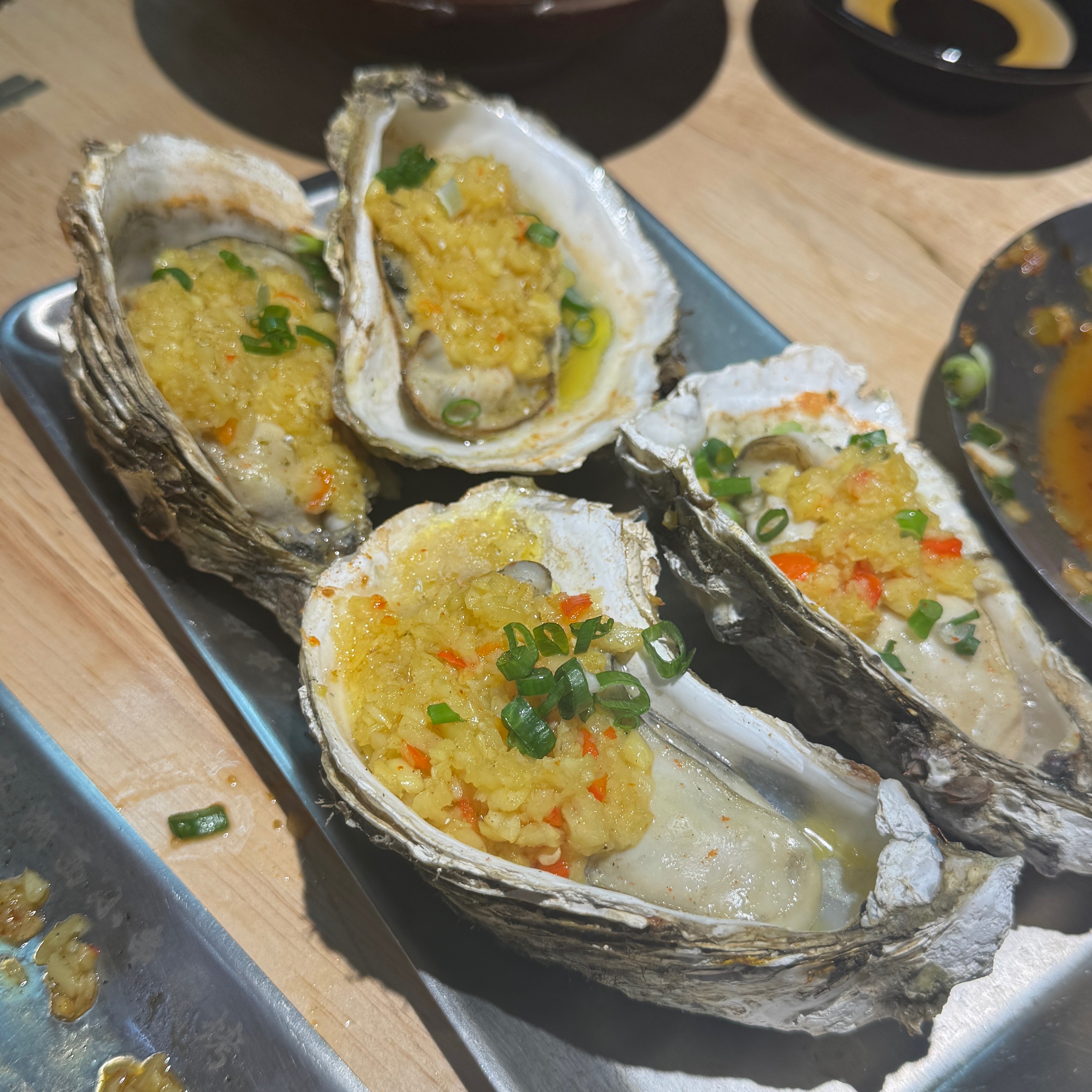 Grilled Oysters Y46 (4) at Jiuchuan Xiangxi Xiaochuan Barbecue on #foodmento http://foodmento.com/place/16178