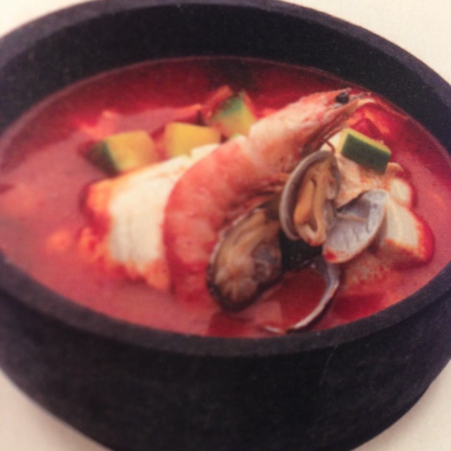Spicy Soft Tofu Stew (Seafood) at Bibigo Hot Stone on #foodmento http://foodmento.com/place/1691