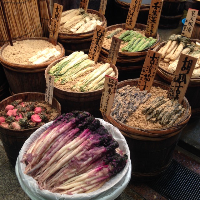 Varied Pickled Vegetables from 錦市場 (京都錦小路商店街 / Nishiki Food Market) on #foodmento http://foodmento.com/dish/6739
