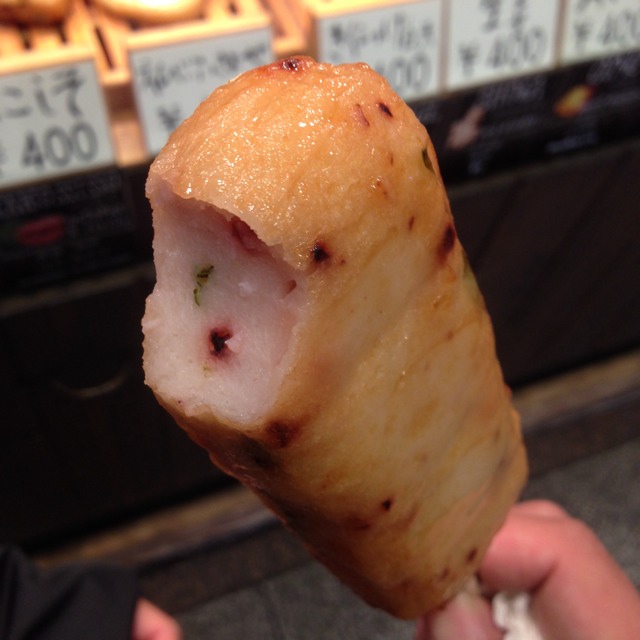 Tako Ssisso (Octopus & Perilla) from 錦市場 (京都錦小路商店街 / Nishiki Food Market) on #foodmento http://foodmento.com/dish/8635