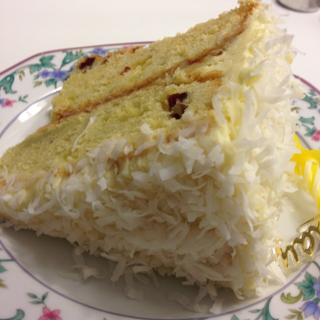 Fluffy Coconut Cream Cake at The Marmalade Pantry on #foodmento http://foodmento.com/place/184