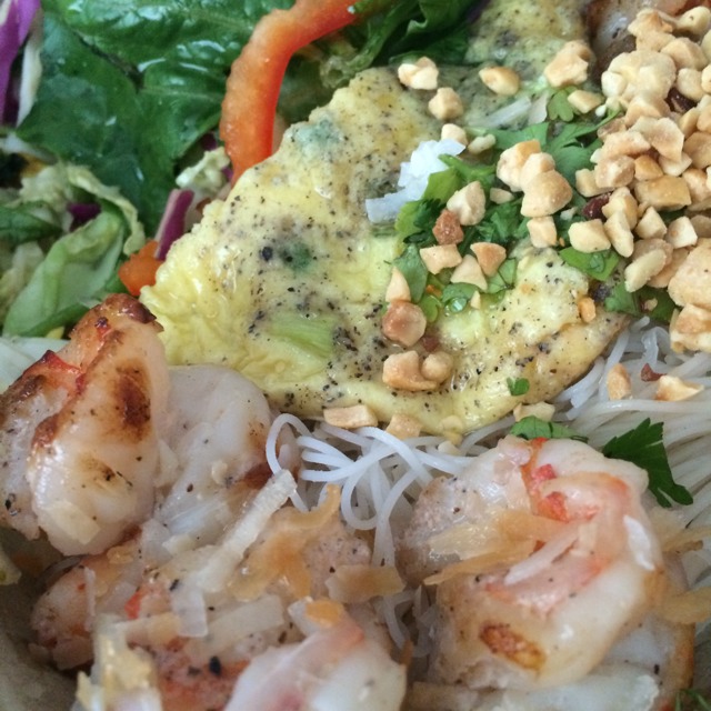 Coconut Tiger Shrimp Noodle Bowl from Num Pang Sandwich Shop on #foodmento http://foodmento.com/dish/11265