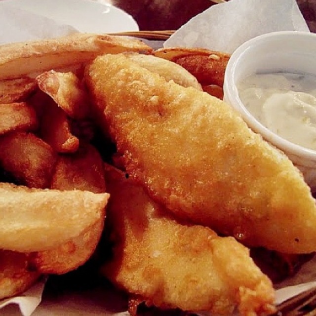 Fish & Chips at Oriole Coffee + Bar on #foodmento http://foodmento.com/place/190