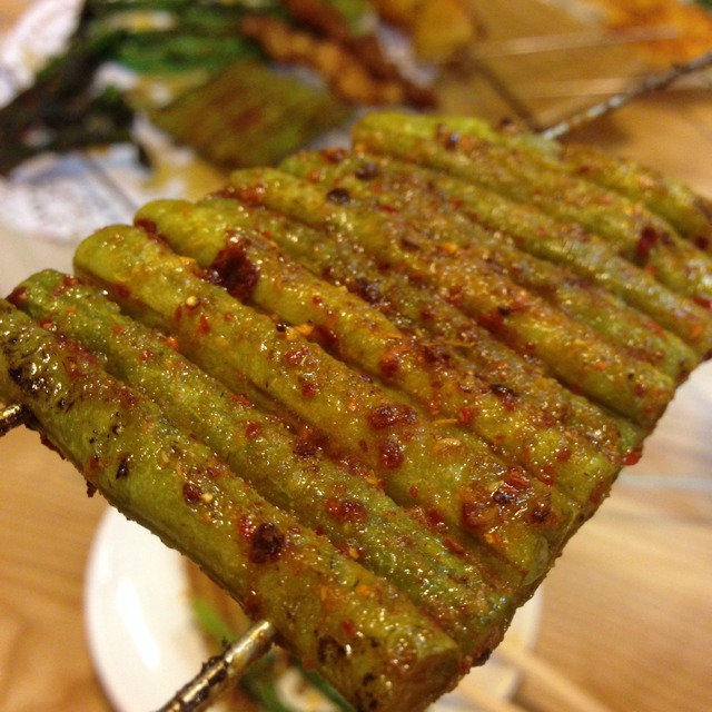 Grilled String Bean from BBQ Box 串燒工坊 (CLOSED) on #foodmento http://foodmento.com/dish/8031