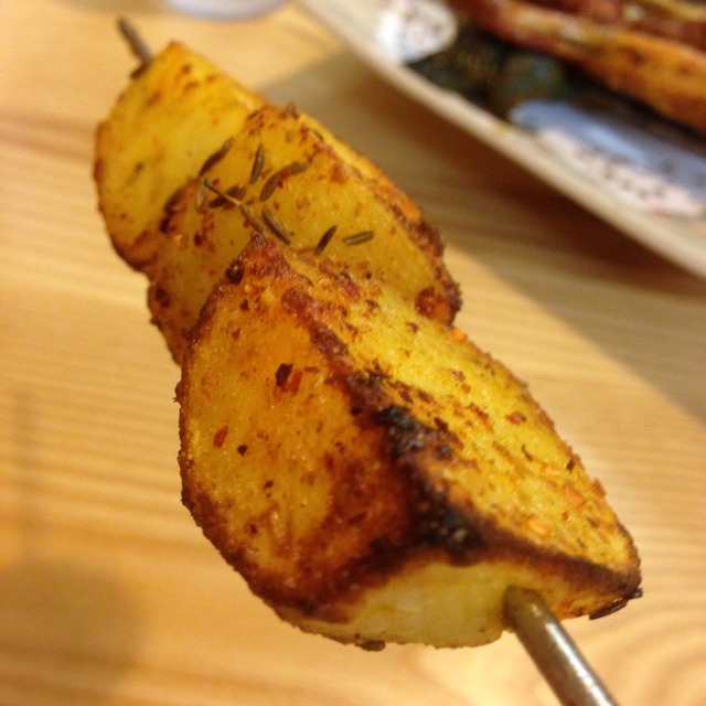 Grilled Potato at BBQ Box 串燒工坊 (CLOSED) on #foodmento http://foodmento.com/place/1945