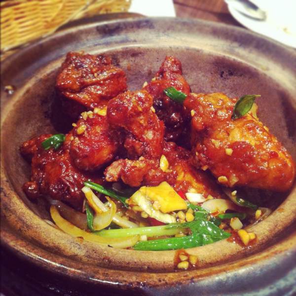 Claypot Golden Chicken from West Co'z Cafe on #foodmento http://foodmento.com/dish/775