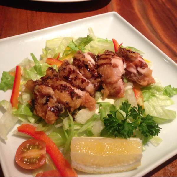 Tarutaru Chicken w Balsamic Sauce (Deep fried) at Ippudo (一風堂) on #foodmento http://foodmento.com/place/19
