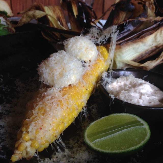 BBQ Corn Cob, Chipotle, Popcorn Butter, Pecorino, Lime at Hammer & Tong 412 on #foodmento http://foodmento.com/place/2158