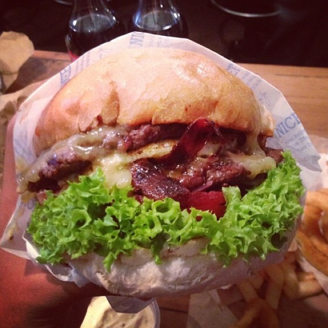 BIG AL Burger (1/2 Pound NZ Beef, Bacon...) at Fergburger on #foodmento http://foodmento.com/place/2173