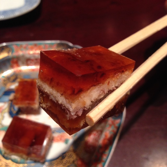 Nikogori (Eel In Jelly) at 野田岩 麻布飯倉本店 on #foodmento http://foodmento.com/place/2217