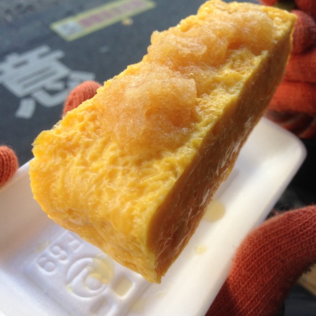 玉子焼 (Tomago) Baked Egg Non Sweet at 築地 山長 on #foodmento http://foodmento.com/place/2242