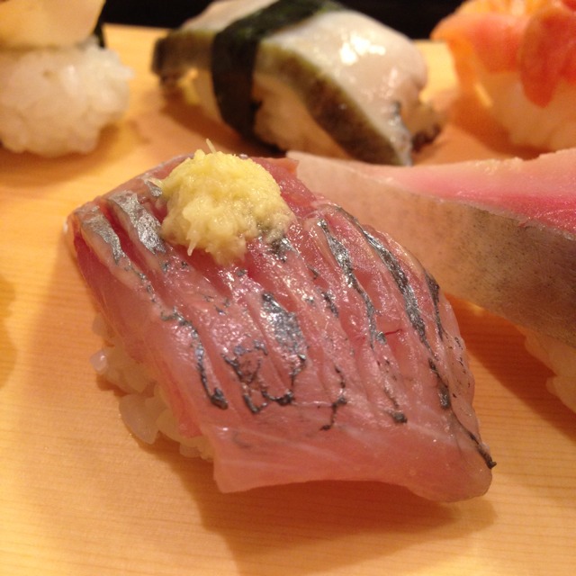 Agi Sushi (Horse Mackerel) at 正寿司 on #foodmento http://foodmento.com/place/2253