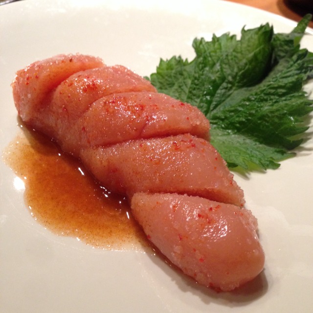 Mentaiko (Fresh) from 博多もつ鍋やまや 博多店 on #foodmento http://foodmento.com/dish/8748