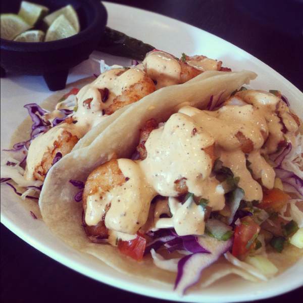 Tacos Baja Style Shrimp from Señor Taco Mexican Taqueria @ Chijmes on #foodmento http://foodmento.com/dish/1254