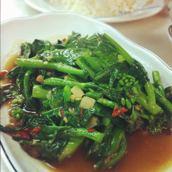 Stir-Fried Kailan with Salted Fish at Diandin Leluk on #foodmento http://foodmento.com/place/237