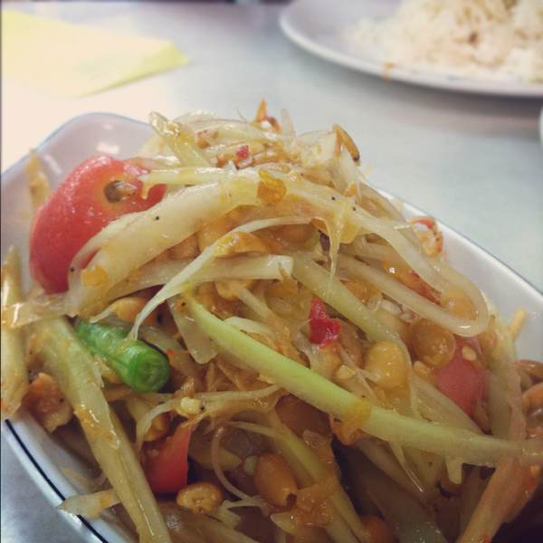 Papaya Salad Thai Style at Diandin Leluk on #foodmento http://foodmento.com/place/237