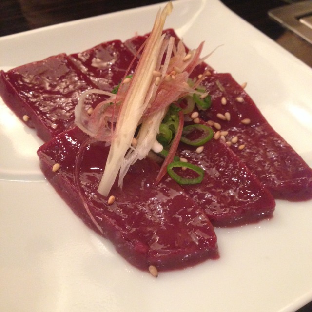 Reba (Beef Liver) at 焼肉 おくむら on #foodmento http://foodmento.com/place/2405