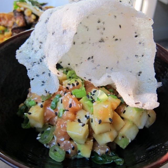 Salmon + Green Apple Tartare at Myers + Chang on #foodmento http://foodmento.com/place/2417