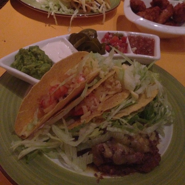 Tacos (Camearon Tiger Prawns) at La Salsa on #foodmento http://foodmento.com/place/241