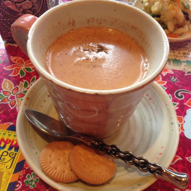 Chai Tea (Indian Milk Tea) from マジックスパイス 東京下北沢店 on #foodmento http://foodmento.com/dish/8978