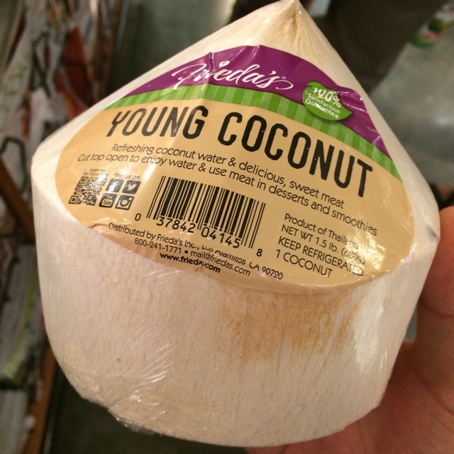 Frieda's Young Coconut (Thai) at Whole Foods Market on #foodmento http://foodmento.com/place/2460