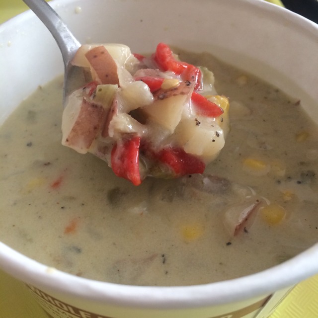 Corn & Cod Chowder (Soup) at Whole Foods Market on #foodmento http://foodmento.com/place/2460