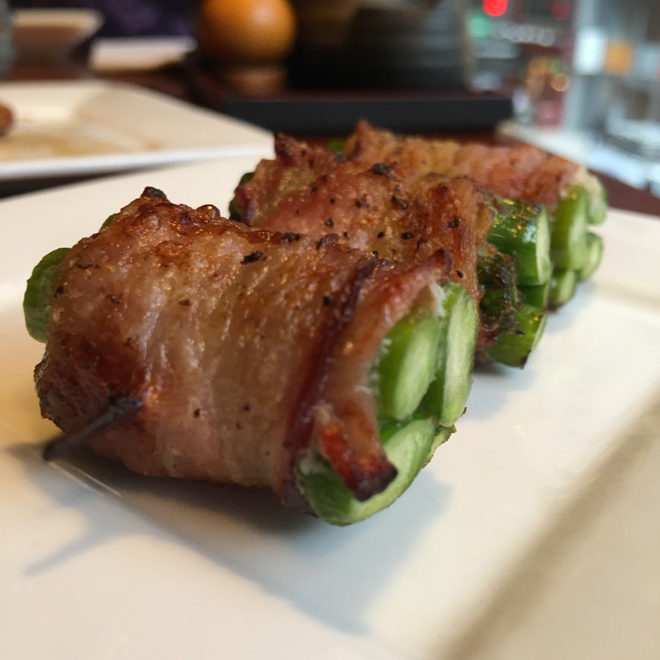 Asparagus Bacon - Yakitori from Yakitori Totto on #foodmento http://foodmento.com/dish/13619