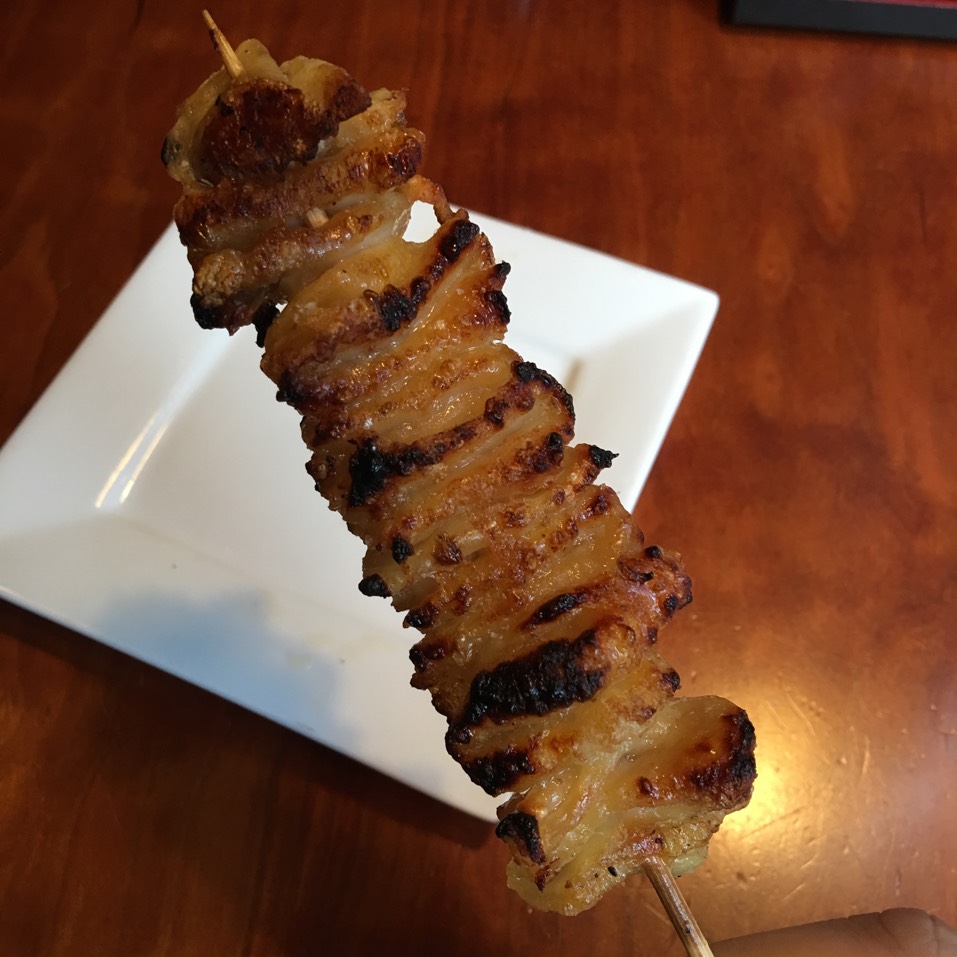 Kawa (Grilled Chicken Skin) at Yakitori Totto on #foodmento http://foodmento.com/place/2540