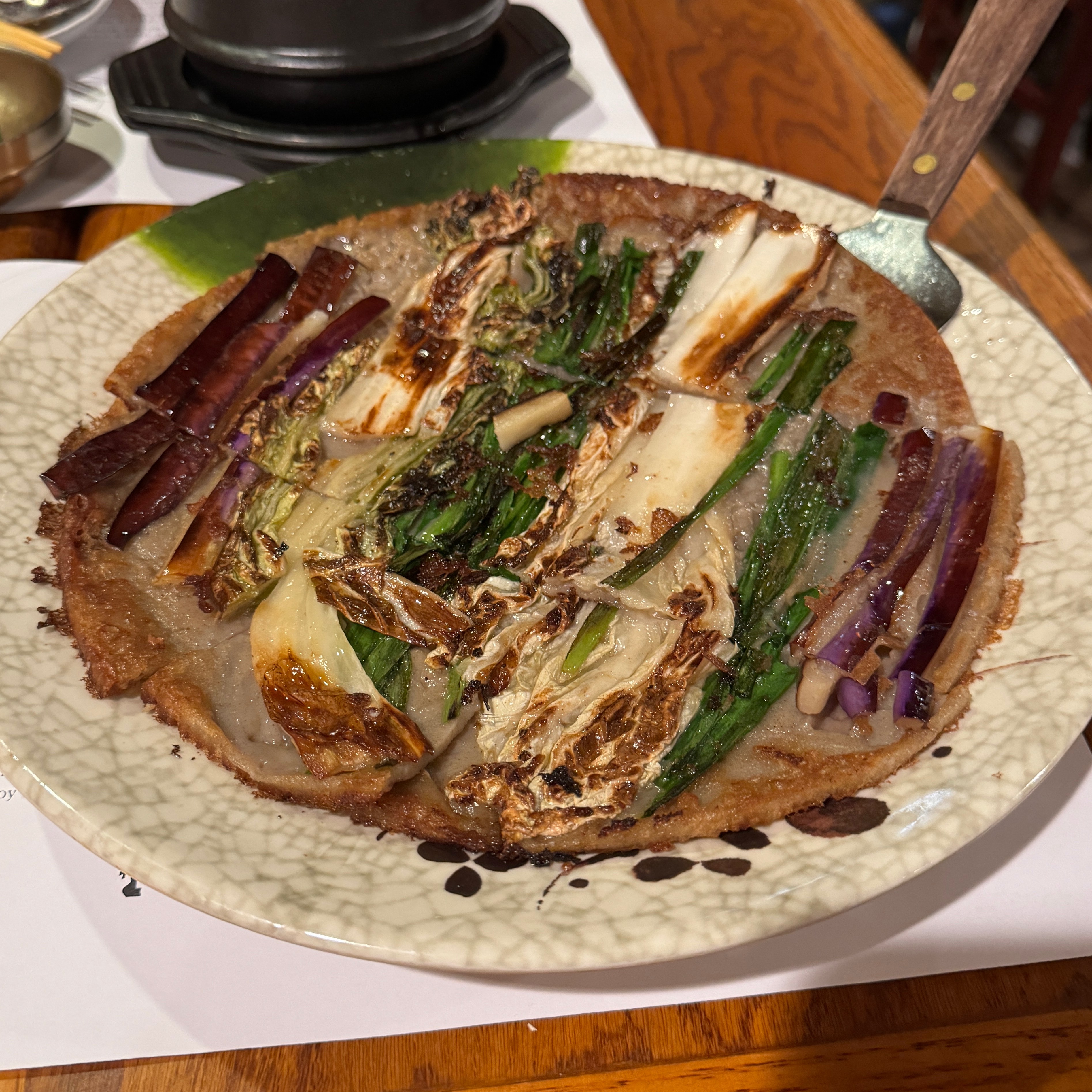 Korean Buckwheat Pancake $17 at Cho Dang Gol on #foodmento http://foodmento.com/place/2659