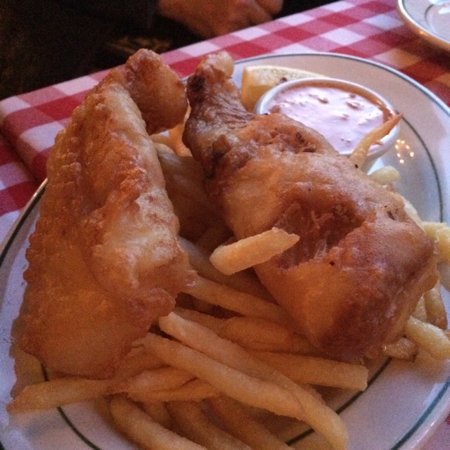 Fish & Chips (Brooklyn Lager Remoulade) at P.J. Clarke's on #foodmento http://foodmento.com/place/2660