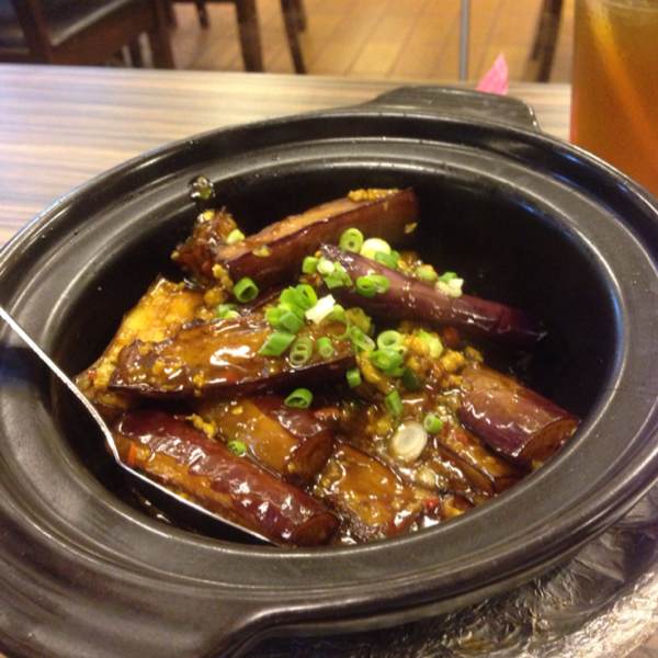 Brinjal (Eggplant) topped w Salted Fish from 港记 Kong Kee Seafood Restaurant on #foodmento http://foodmento.com/dish/1872