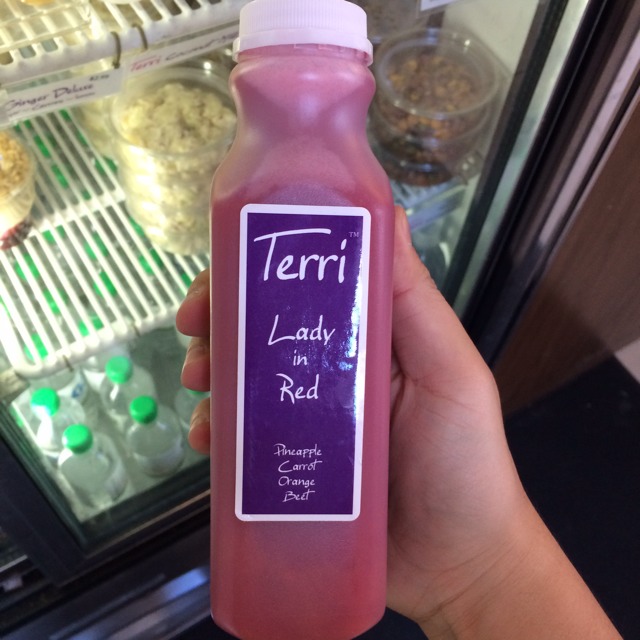 Lady In Red (Pineapple, Carrot, Orange, Beet) Juice at Terri on #foodmento http://foodmento.com/place/2688