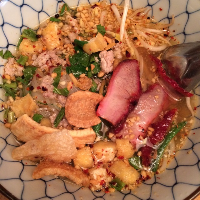 Sukhothai Pork Noodles Soup at Pure Thai Cookhouse on #foodmento http://foodmento.com/place/2701