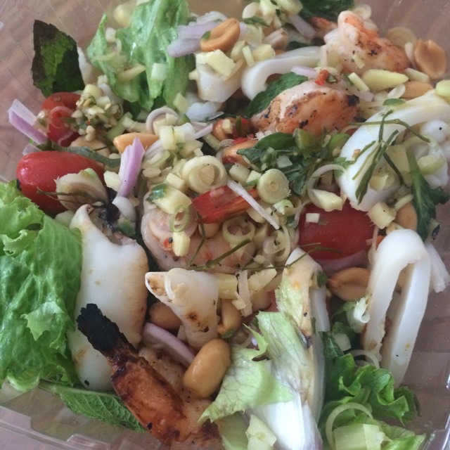 Shrimp & Calamari Herb Salad at Pure Thai Cookhouse on #foodmento http://foodmento.com/place/2701