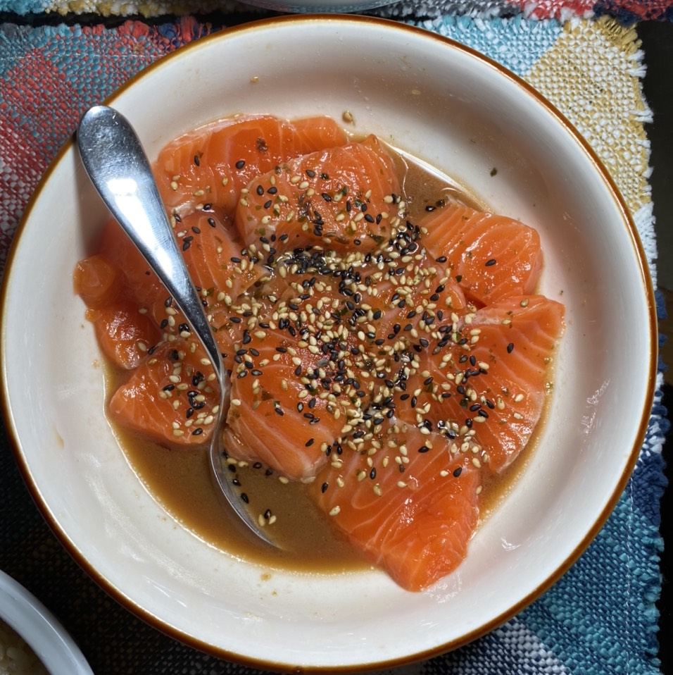 Salmon Tataki at Chez Victoria (PRIVATE) on #foodmento http://foodmento.com/place/2777