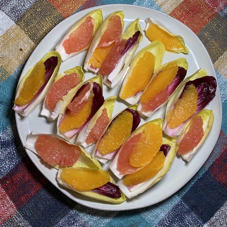 Endive, Citrus Salad from Chez Victoria (PRIVATE) on #foodmento http://foodmento.com/dish/50013