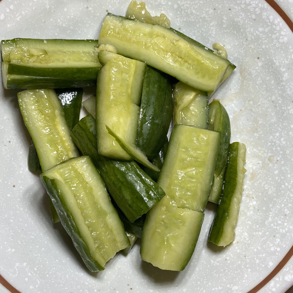 Smashed Cucumbers from Chez Victoria (PRIVATE) on #foodmento http://foodmento.com/dish/50047