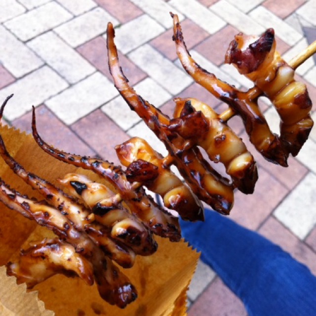Grilled marinated Squid from Kai Kei Snack 佳記小食店 on #foodmento http://foodmento.com/dish/963