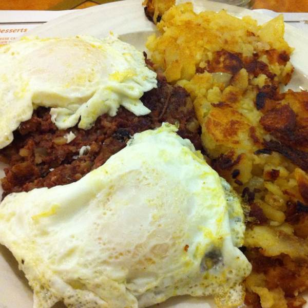 Corned Beef Hash & Eggs at Georgia Diner on #foodmento http://foodmento.com/place/284