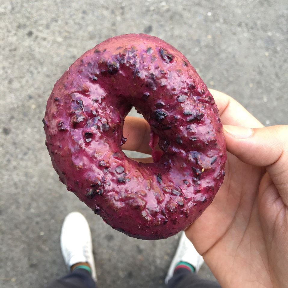 Wild Blueberry Cake doughnut at Doughnut Plant on #foodmento http://foodmento.com/place/2870