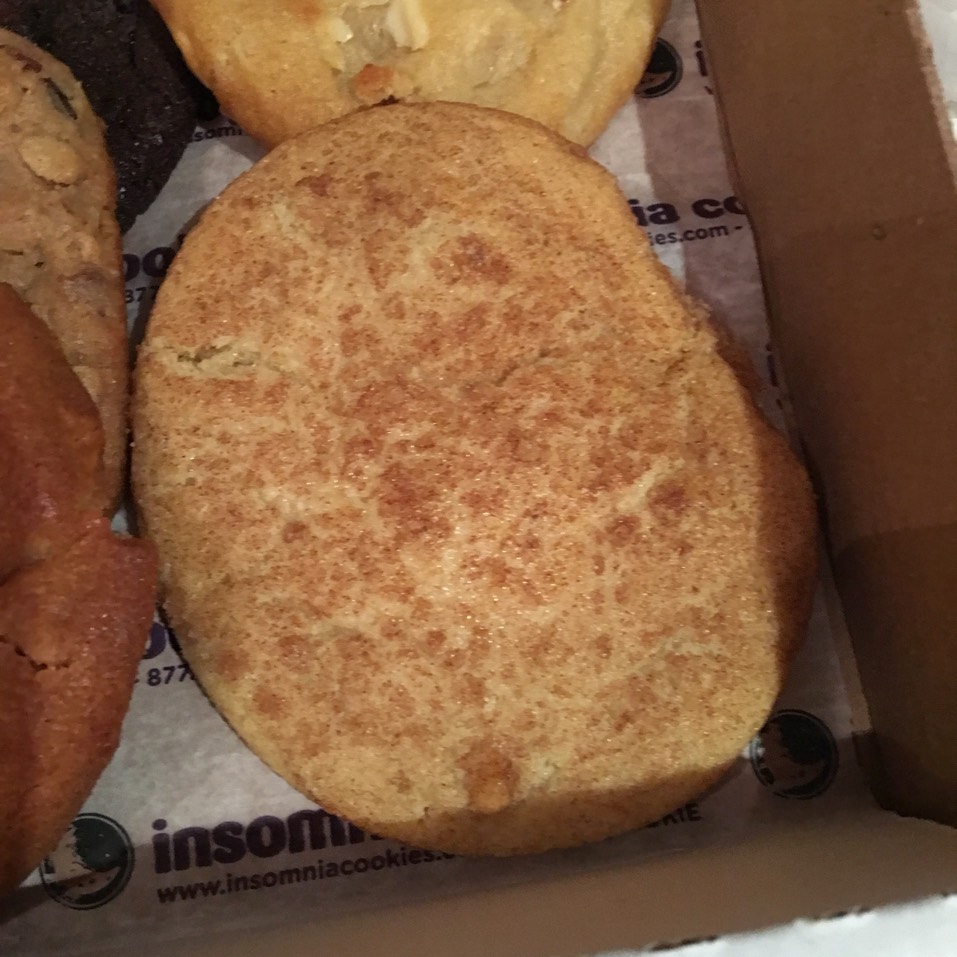 Snickerdoodle Cookie at Insomnia Cookies on #foodmento http://foodmento.com/place/2935