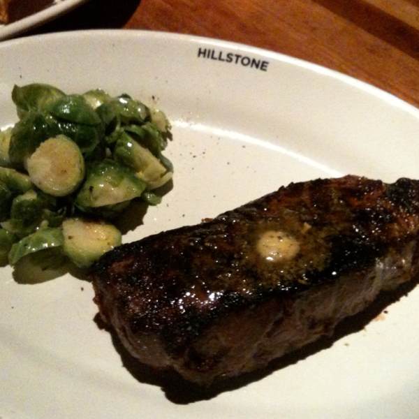 Prime New York Strip Steak at Hillstone on #foodmento http://foodmento.com/place/296