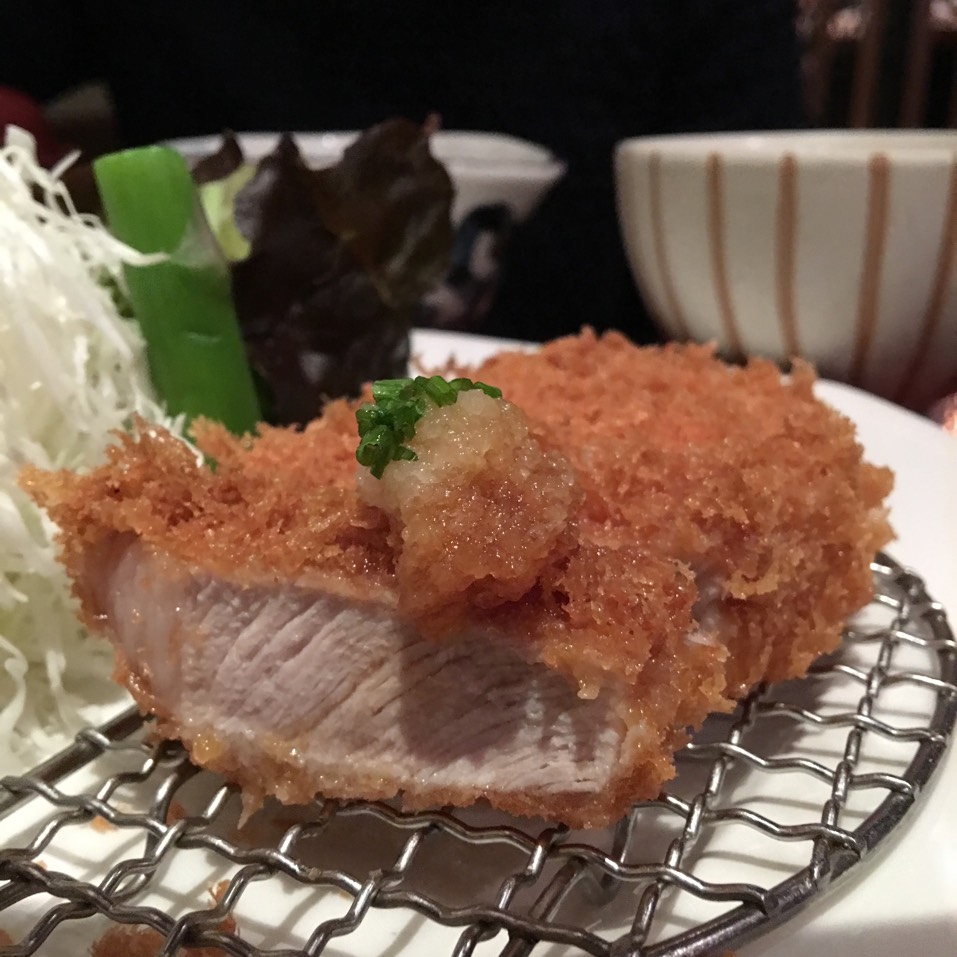 Oroshi Tonkatsu (Fried Pork Loin, Ponzu) at Ootoya on #foodmento http://foodmento.com/place/2993