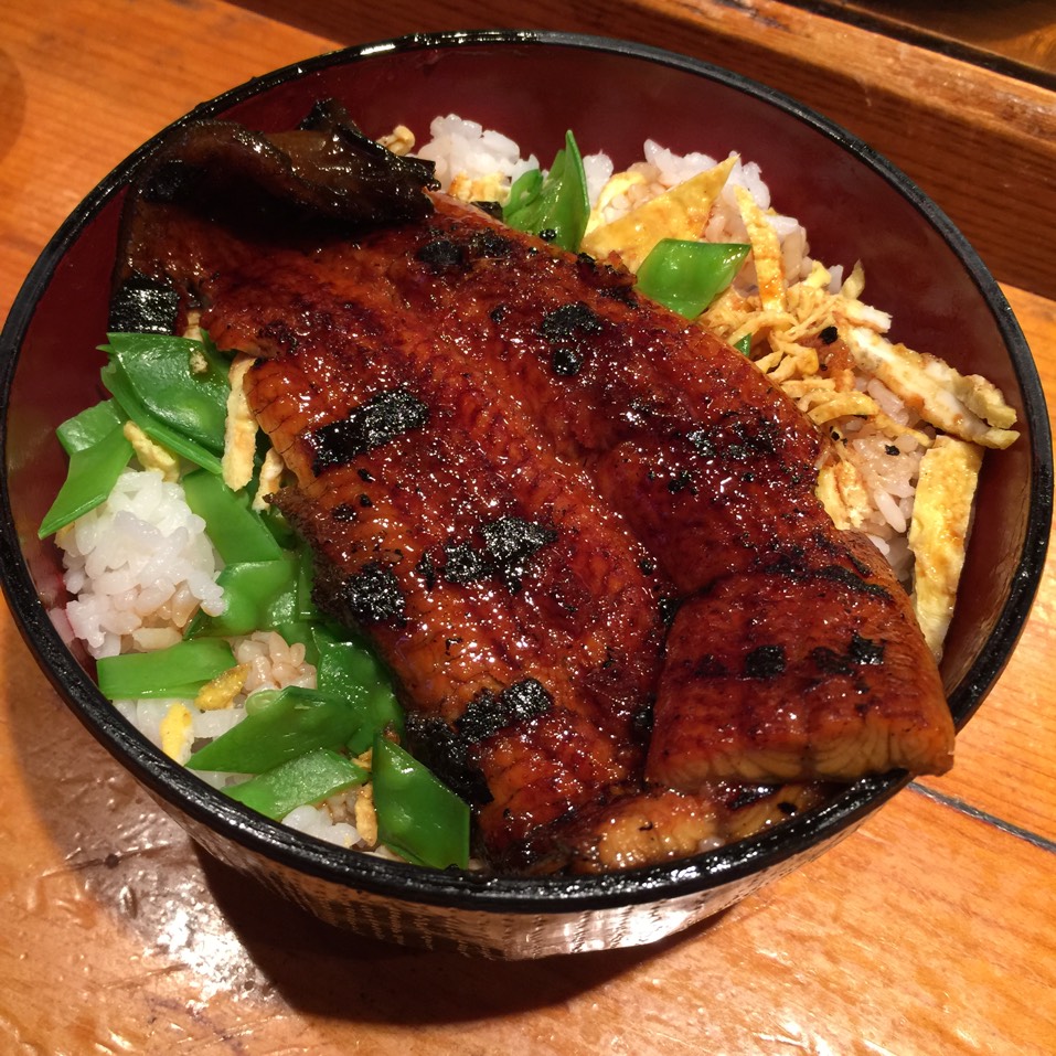 Unagi Don (Grilled Eel Rice Bowl) at Village Yokocho on #foodmento http://foodmento.com/place/2994