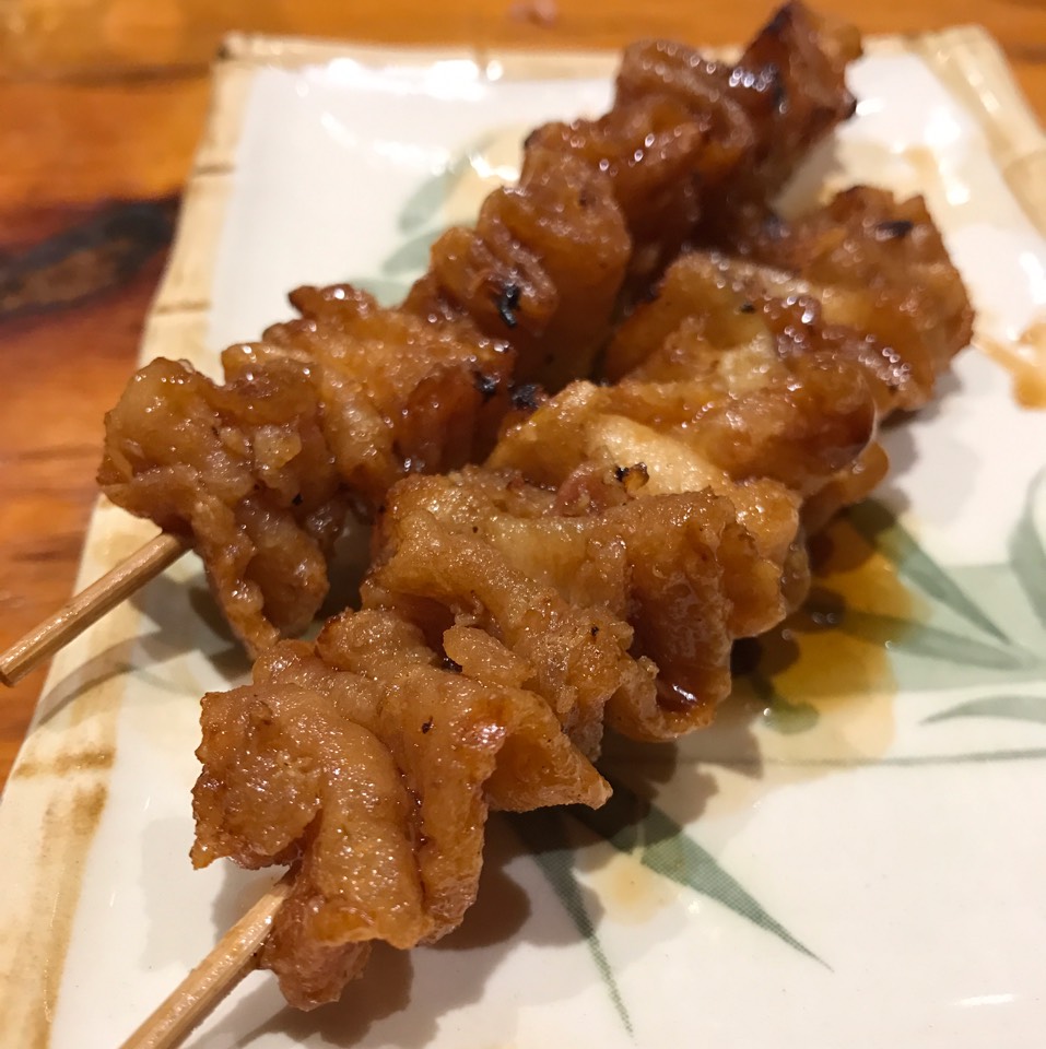 Kawa Takitori (Chicken Skin) from Village Yokocho on #foodmento http://foodmento.com/dish/33235