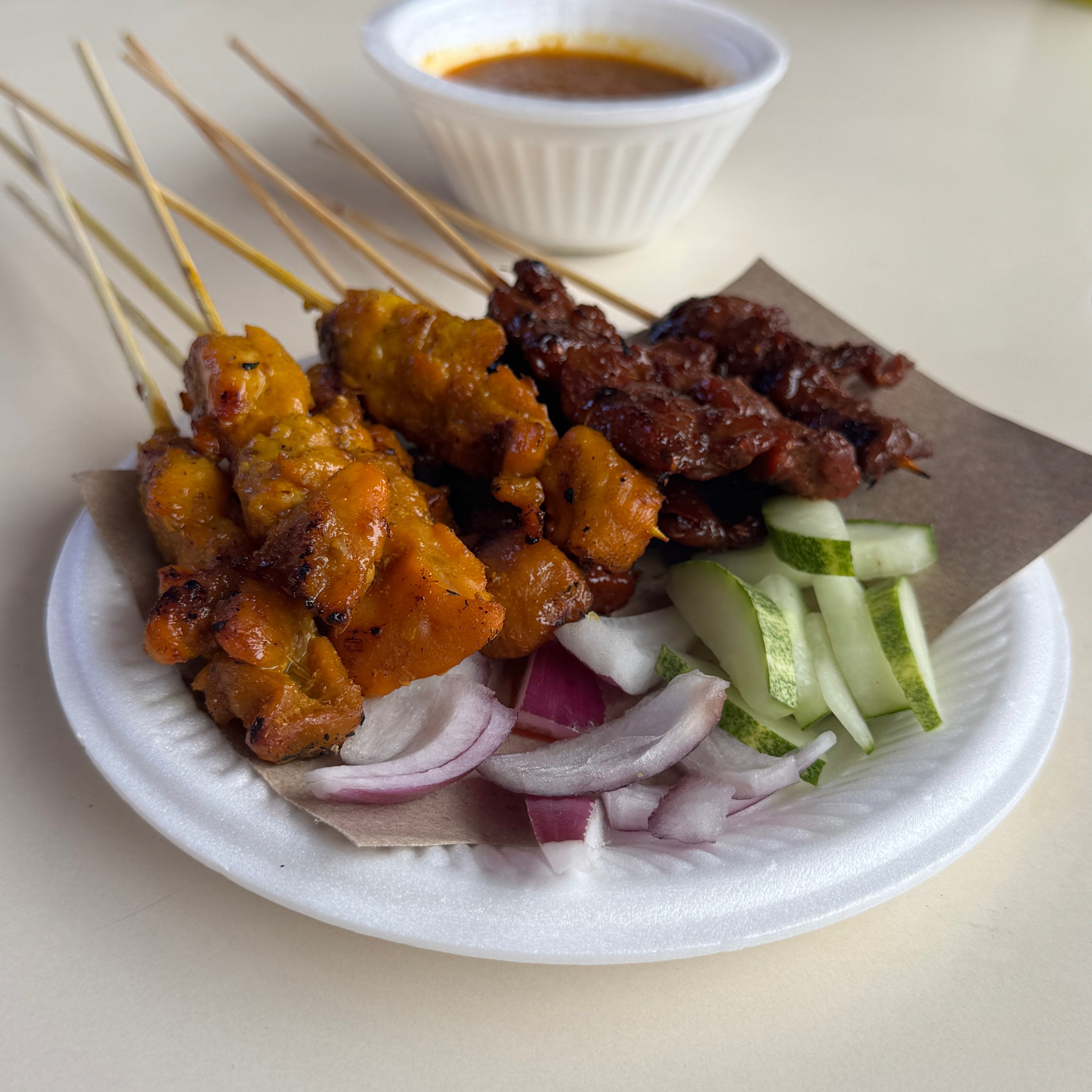 Beef Satay @ Best Satay 01-22 $.90 Each at Newton Circus Food Centre on #foodmento http://foodmento.com/place/2