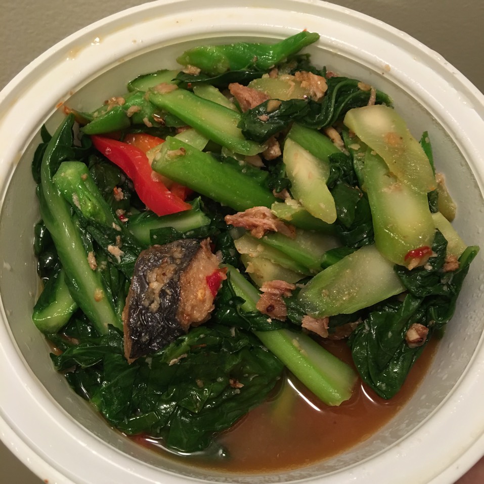Saltfish Chinese Broccoli from Wondee Siam II (CLOSED) on #foodmento http://foodmento.com/dish/25353