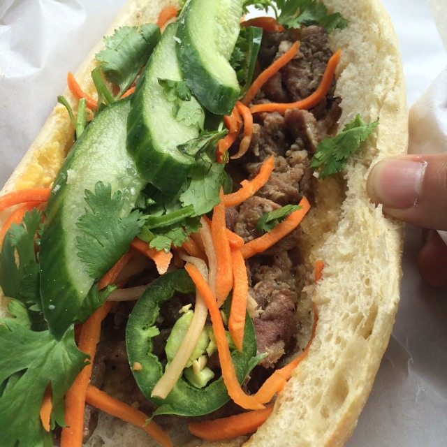 Banh Mi Thit Nuong - Grilled Lemongrass Pork - Banh Mi Sandwich at An Choi (CLOSED) on #foodmento http://foodmento.com/place/3045