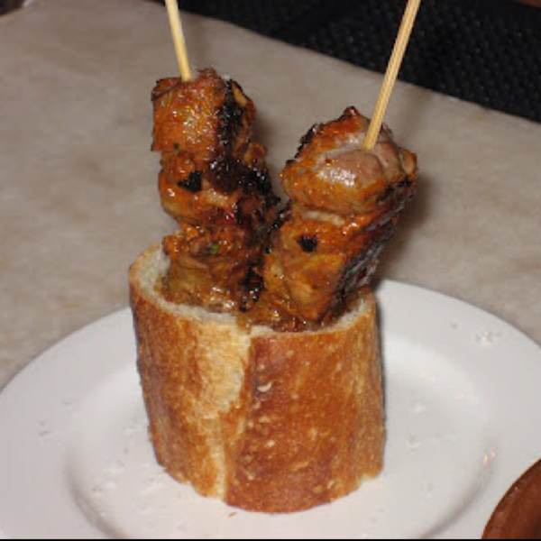 Pinchos Morunos (Lamb Skewers with Moorish Spices) at Tia Pol on #foodmento http://foodmento.com/place/305