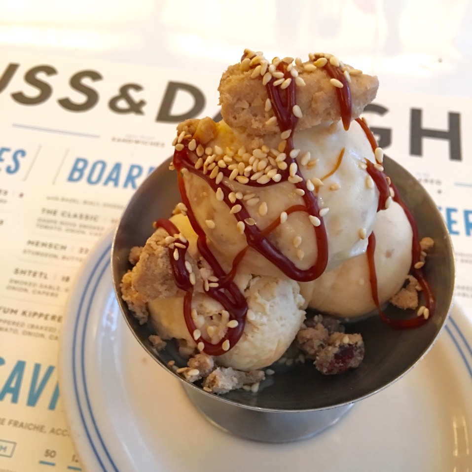 Halvah Ice Cream at Russ & Daughters Café on #foodmento http://foodmento.com/place/3060